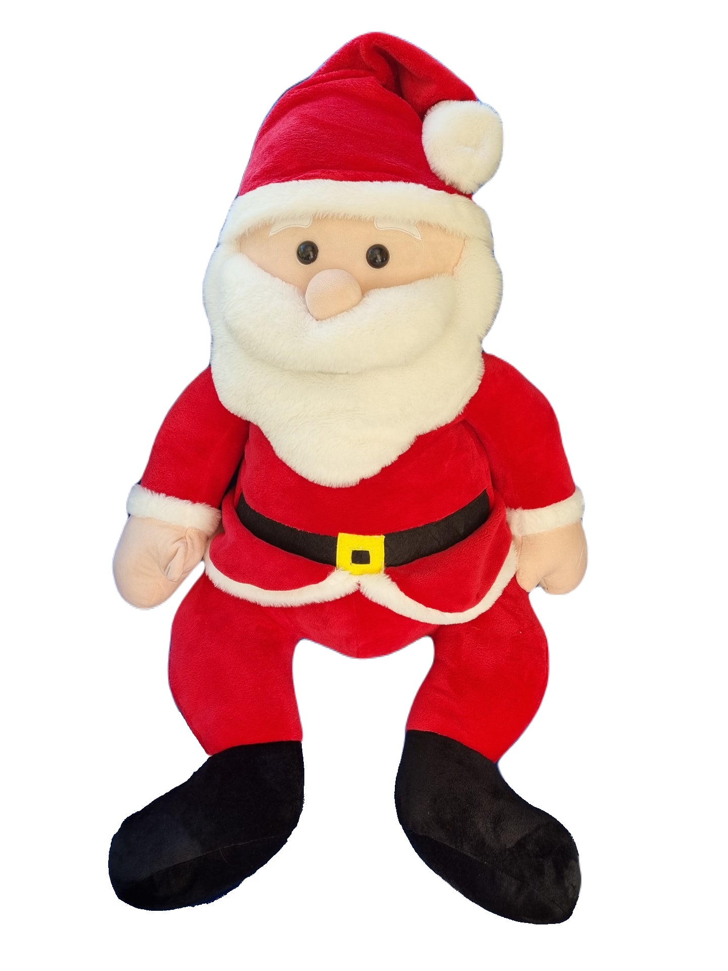 Christmas Extra Large Festive Plush - 100cm Santa, 60cm Green Elf & 50cm Gingerbread Man