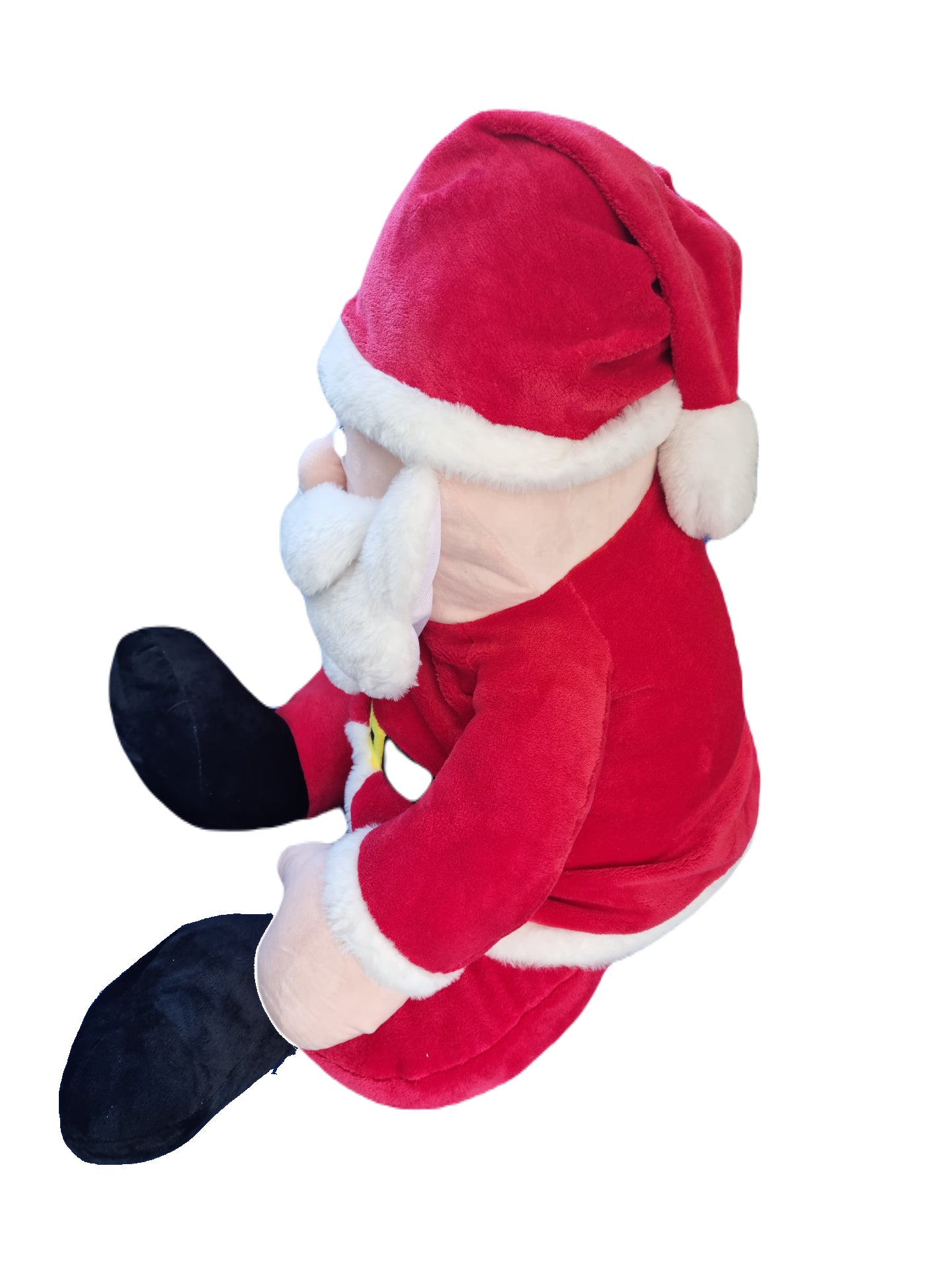 Christmas Extra Large Festive Plush - 100cm Santa, 60cm Green Elf & 50cm Gingerbread Man