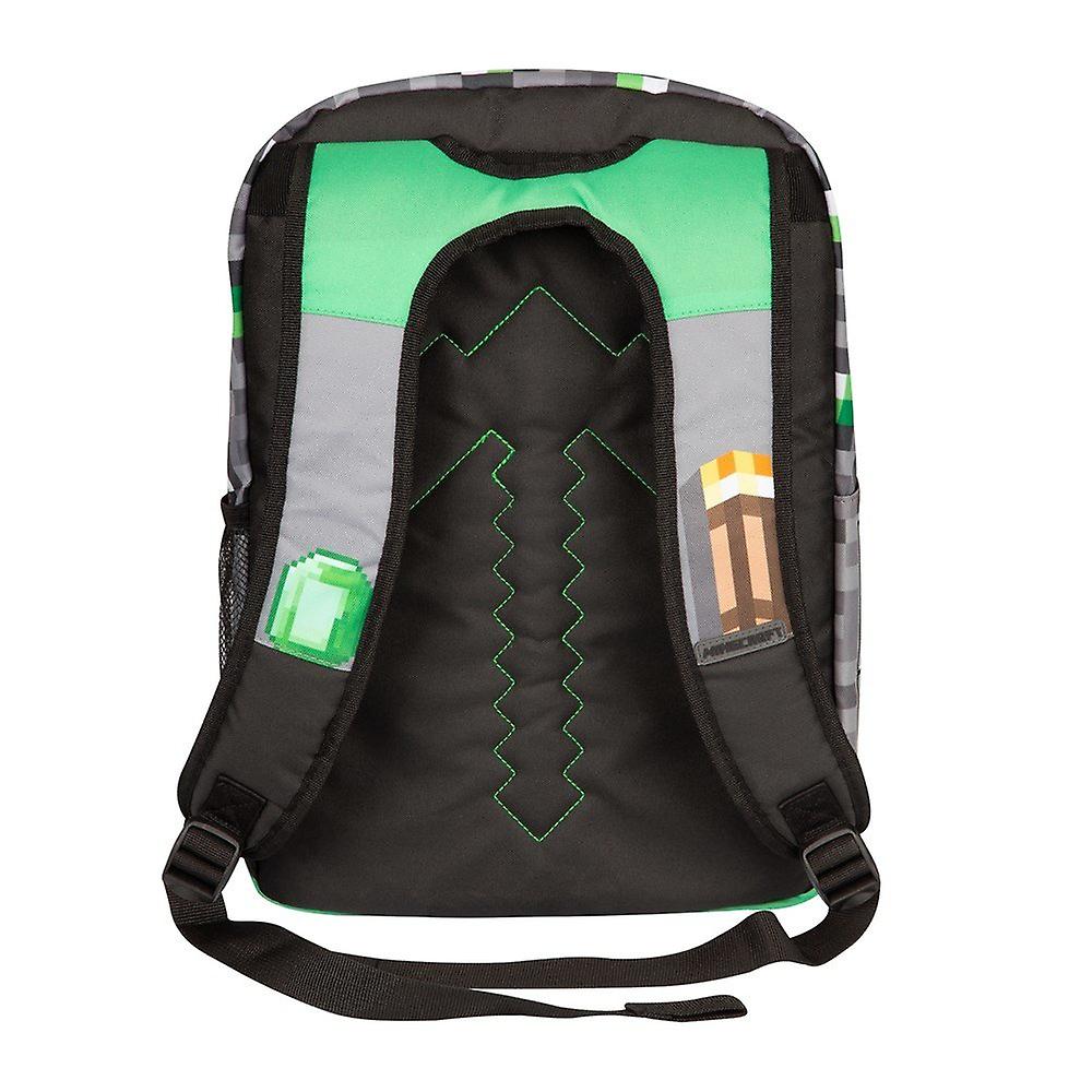 Minecraft Emerald Survivalist Backpack satchel Bag