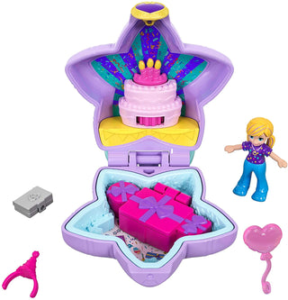 Polly Pocket Tiny Pocket Places Compact Playset Set of 2 - Stocking Fillers