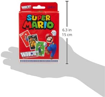 Waddingtons WHOT! Super Mario Edition Family Card Game For 2+ Players Ages 5+