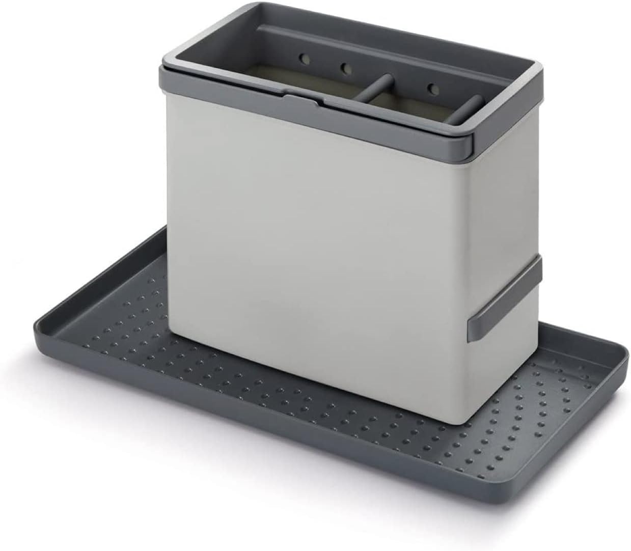 Kitchen Sink Caddy Tidy Organiser Grey Metaltex 24 x 13 x 14 cm - 0