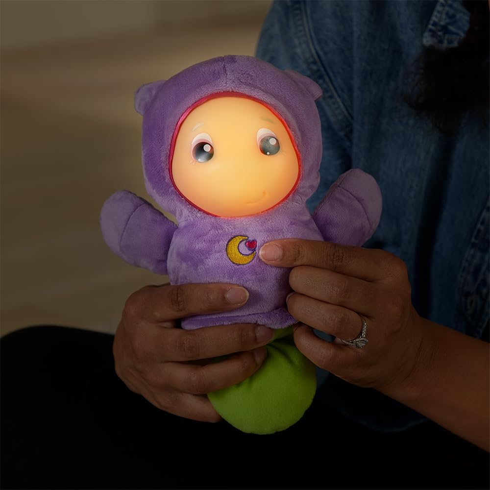 Playskool Lullaby Gloworm Purple - Soothing Bedtime Classic Girl Plush - 0