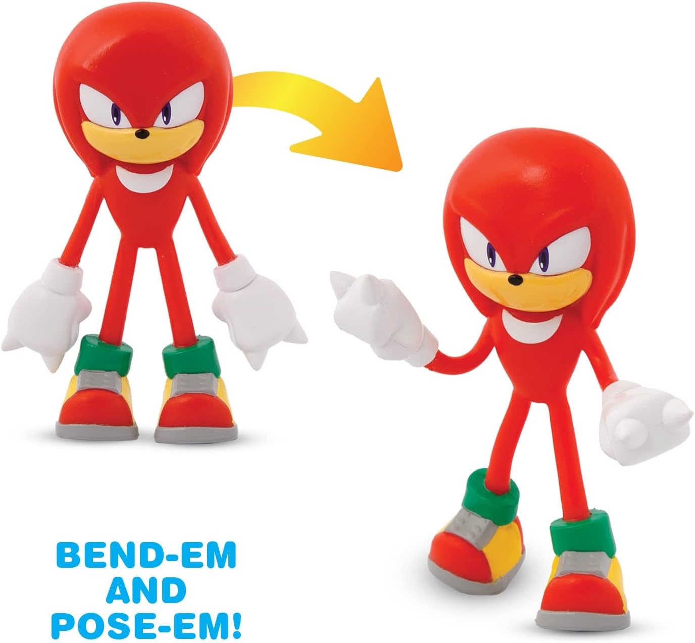 Sonic The Hedgehog - The Original Bendable, Posable Actions Figures - 0