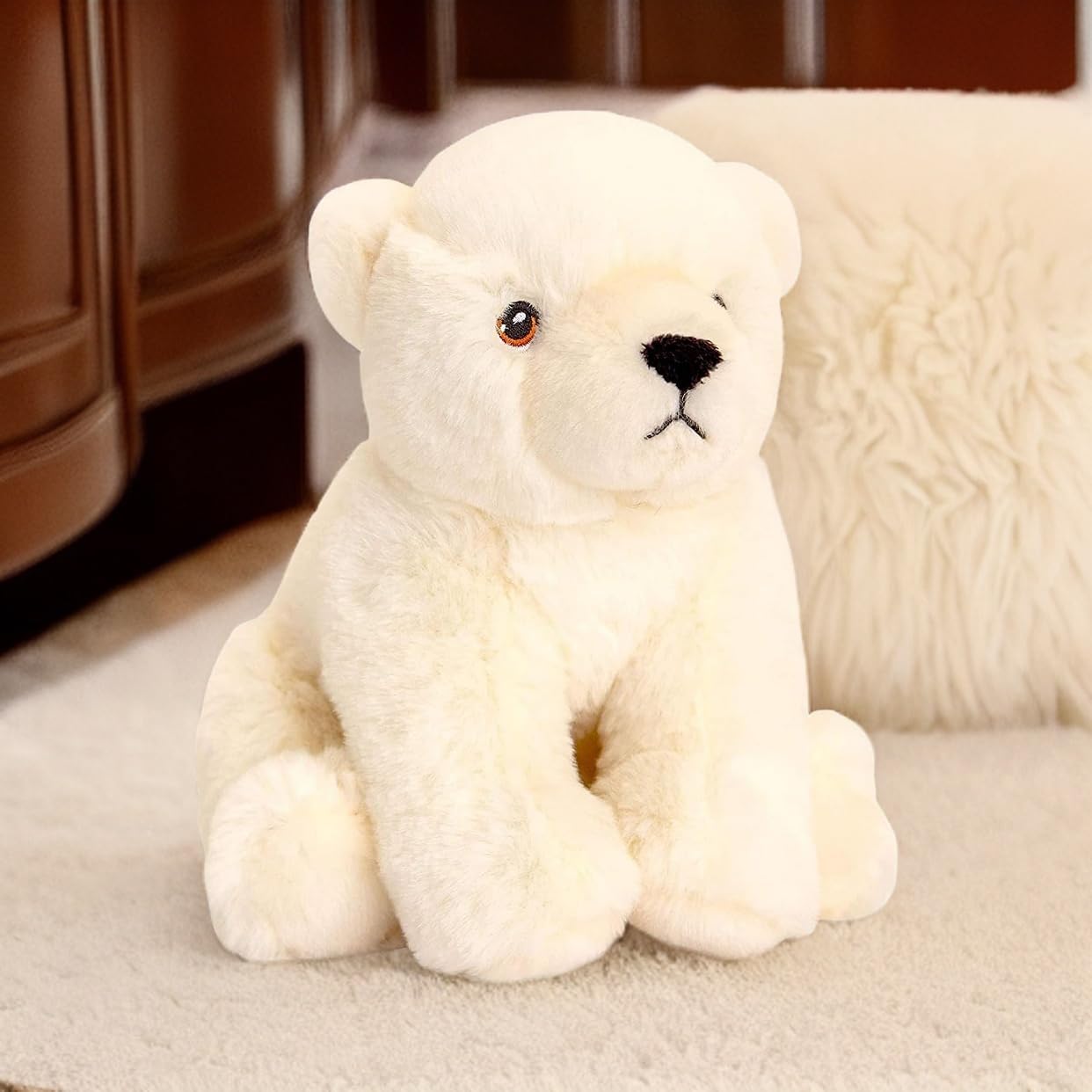 Polar Bear Plush Toy 100% Recycled Eco Keeleco SE6120