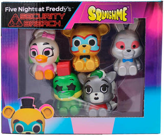 Five Nights At Freddys 5 Piece SquishMe Collectors Box