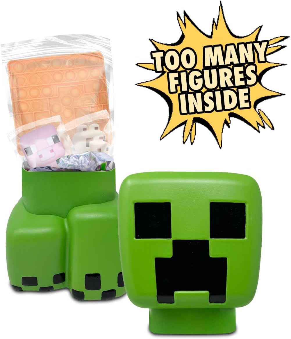 Minecraft Creeper Ultimate Surprise Toy Collectable Bundle - 0