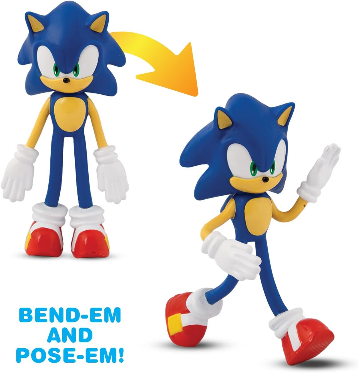 Sonic The Hedgehog - The Original Bendable, Posable Actions Figures