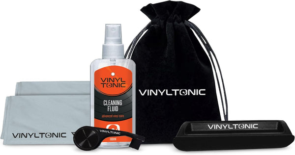 Vinyl Cleaning Kit  - Microfibre Cloths, Brush and Cleaning Fluid