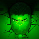 Marvel Avengers Hulk Head,Face, 3D Deco Wall Lamp, Night Light