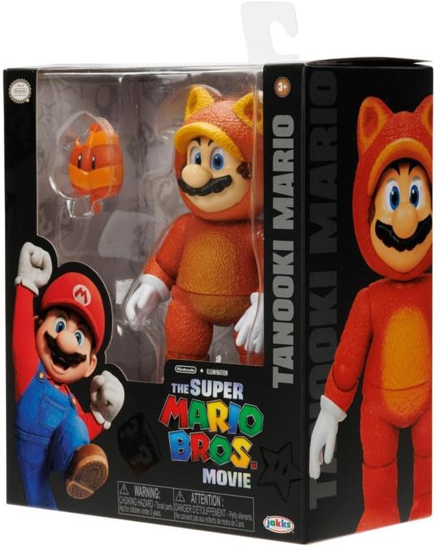 Nintendo Super Mario 5" Mario Action Figure Premium Articulated Action Figure