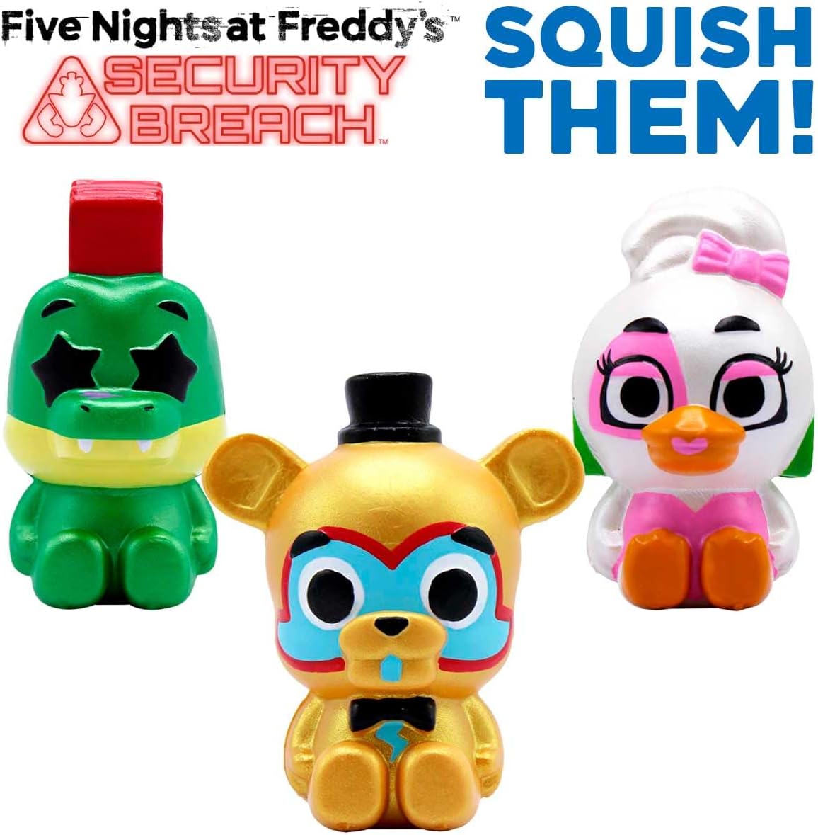 Five Nights At Freddys 5 Piece SquishMe Collectors Box