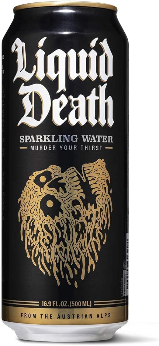 Liquid Death Premium Water 12 x 500 ml (choose from 4 flavours)