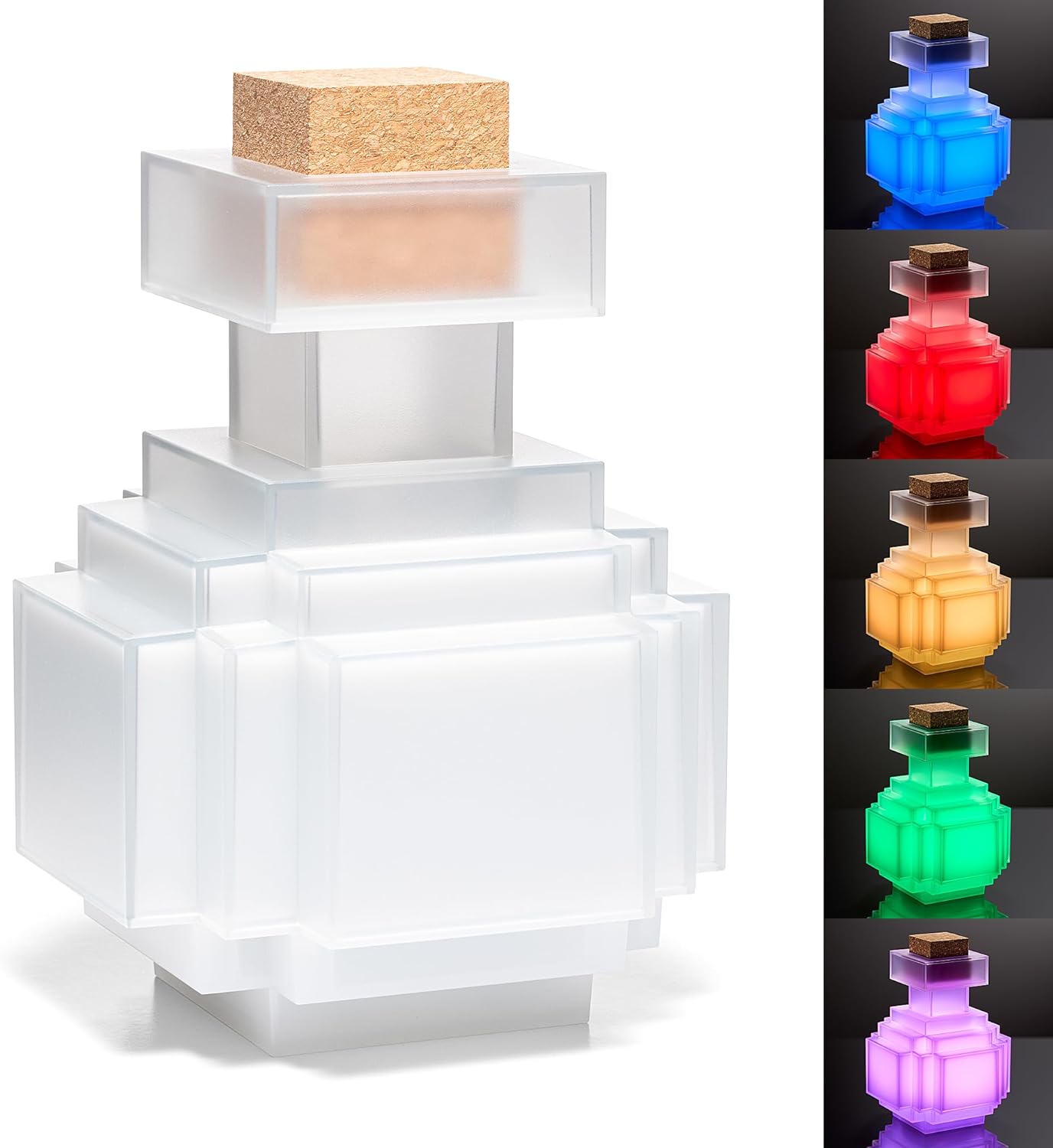 Minecraft Potion Bottle NN3729- Nobles -  Expertly Crafted - Touch sensitive - Colour Changing