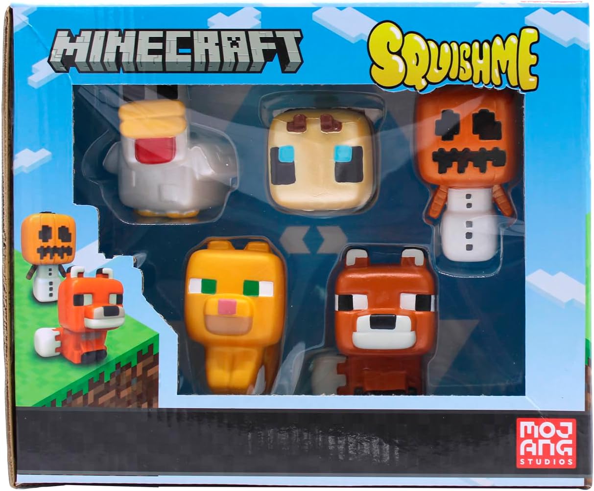 Just Toys LLC Minecraft SquishMe Series 3 Collector's Box