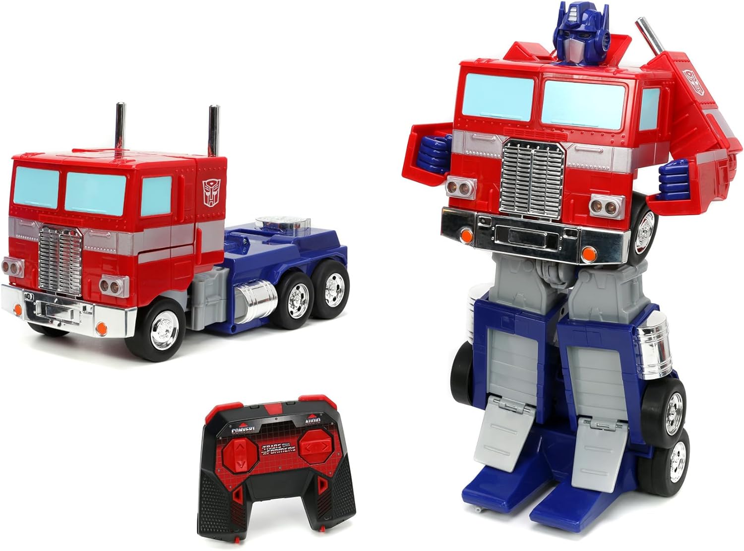 TRANSFORMERS Converting RC Optimus Prime – Original G1 model Remote Control Car - With lights sounds and voice