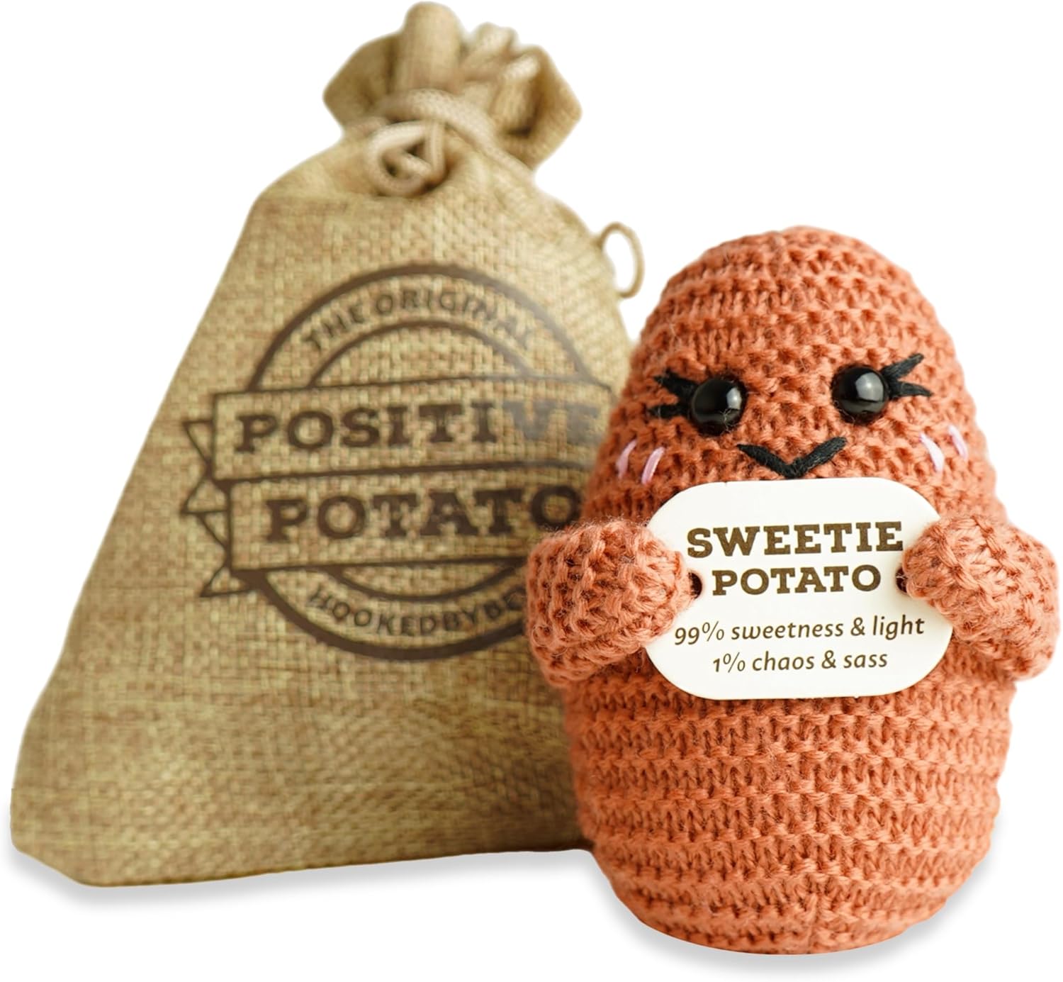 Positive Potato Official Emotional Support Gifts - Original Hooked by Bex