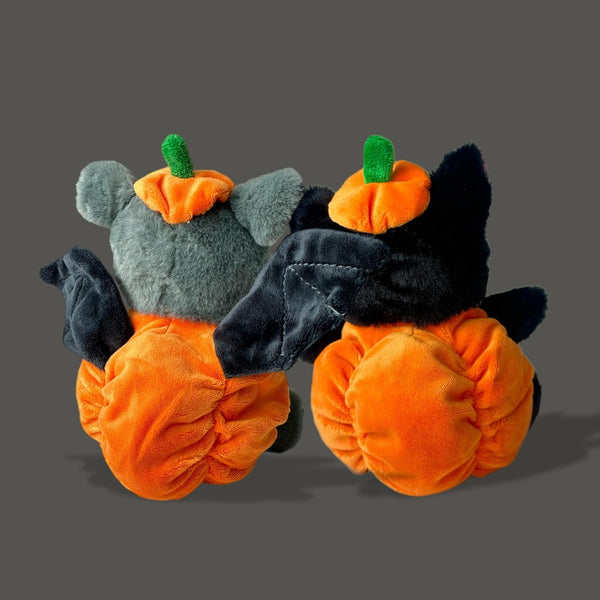 Keeleco Pumpkin Pals Halloween Plush Toy 100% Recycled Eco Soft Toy - Set of 2