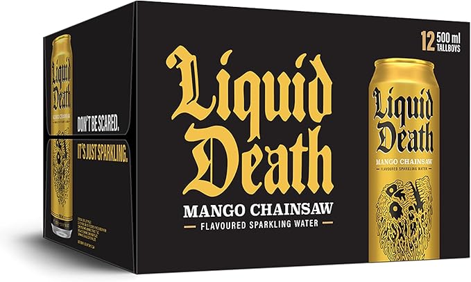 Liquid Death Premium Water 12 x 500 ml (choose from 4 flavours)