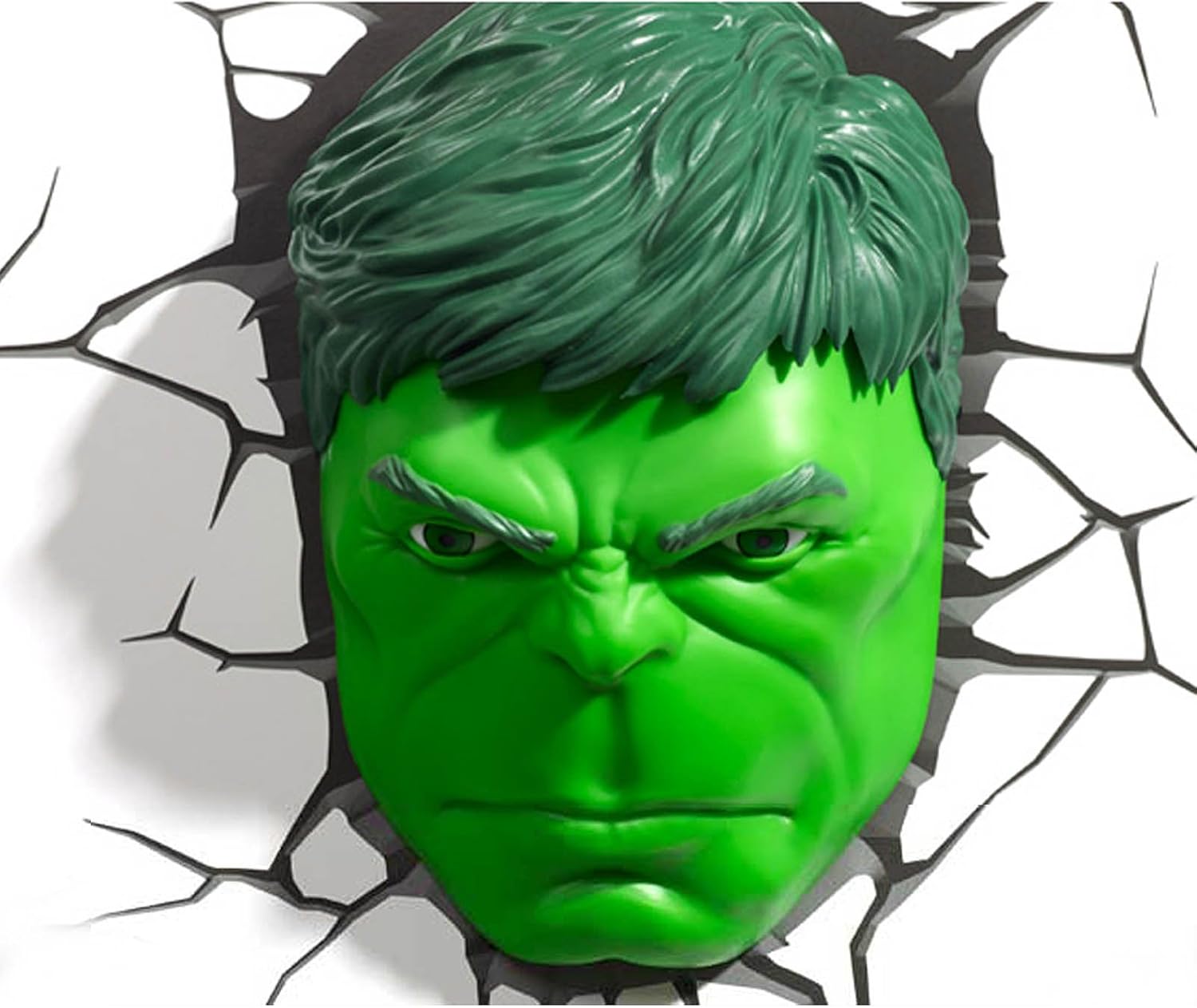 Marvel Avengers Hulk Head,Face, 3D Deco Wall Lamp, Night Light