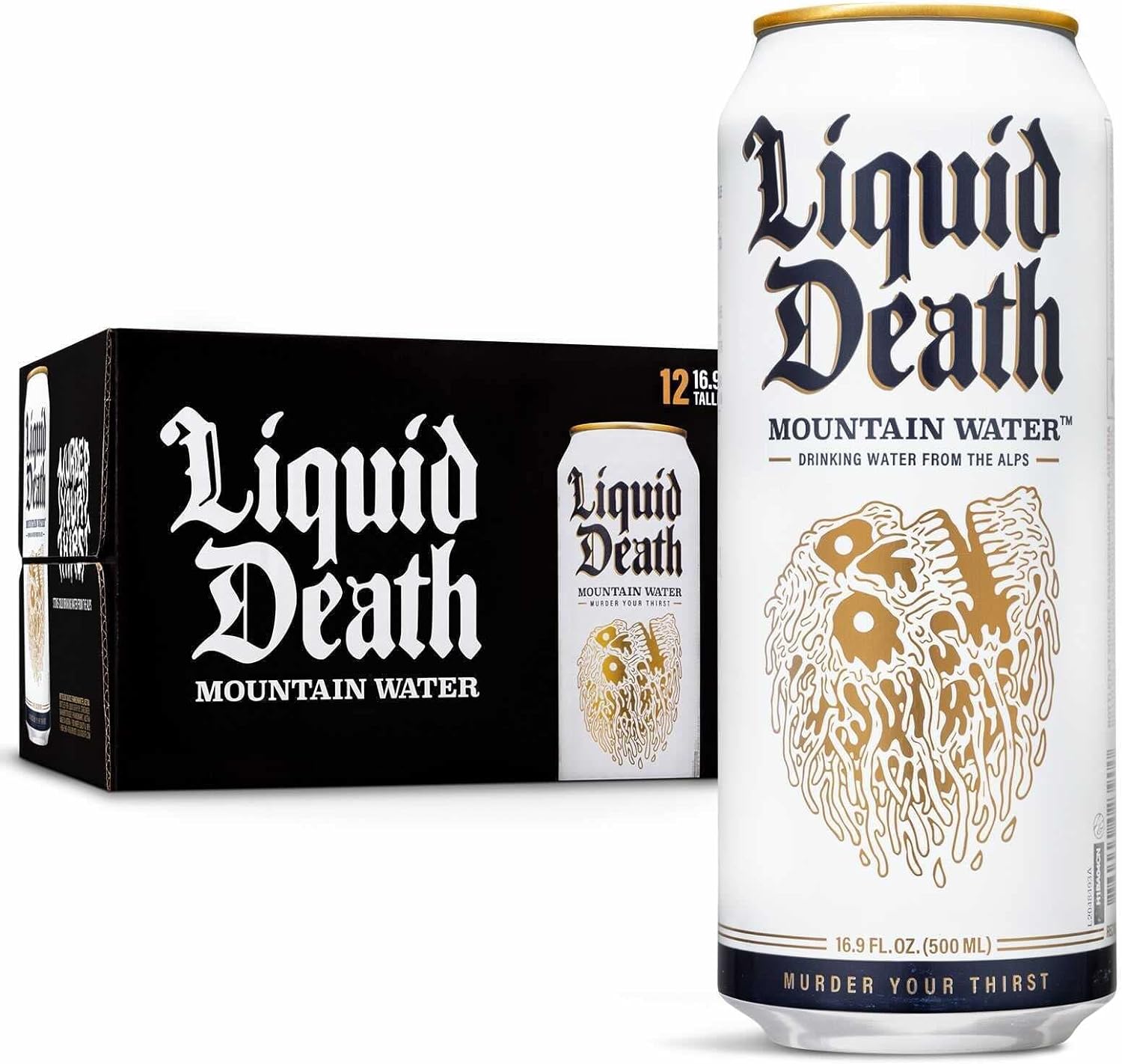 Liquid Death Premium Water 12 x 500 ml (choose from 4 flavours)