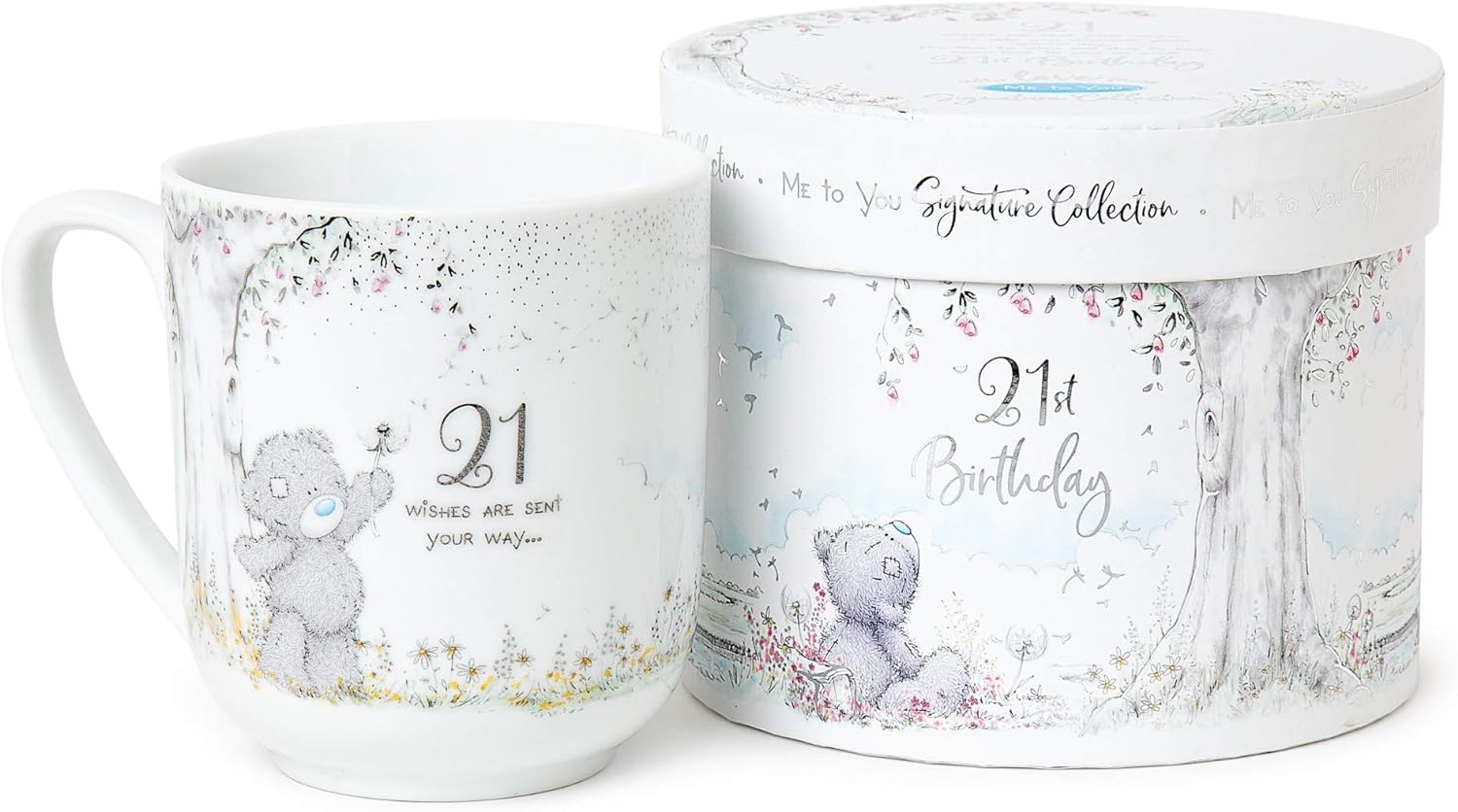 Me to You Tatty Teddy 21st Birthday Ceramic Mug in a Gift Box - Official Collection