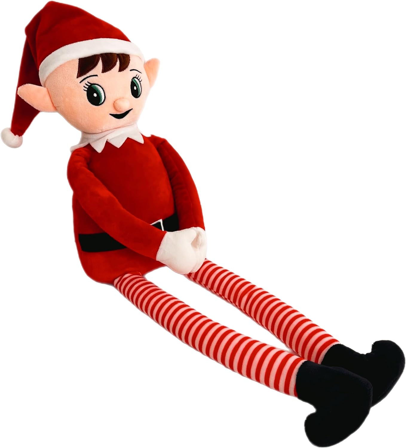 Elves Behavin Badly - Supersized Large Red Elf Plush Toy - 0