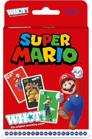 Waddingtons WHOT! Super Mario Edition Family Card Game For 2+ Players Ages 5+