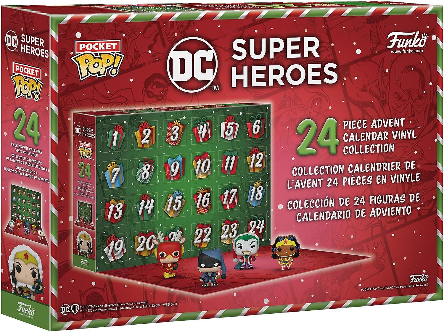 Funko Advent Calendar: DC 2023 - Superman - DC Comics - 24 Days Of Surprise