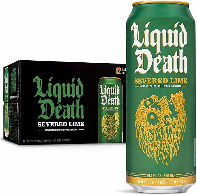 Liquid Death Premium Water 12 x 500 ml (choose from 4 flavours)