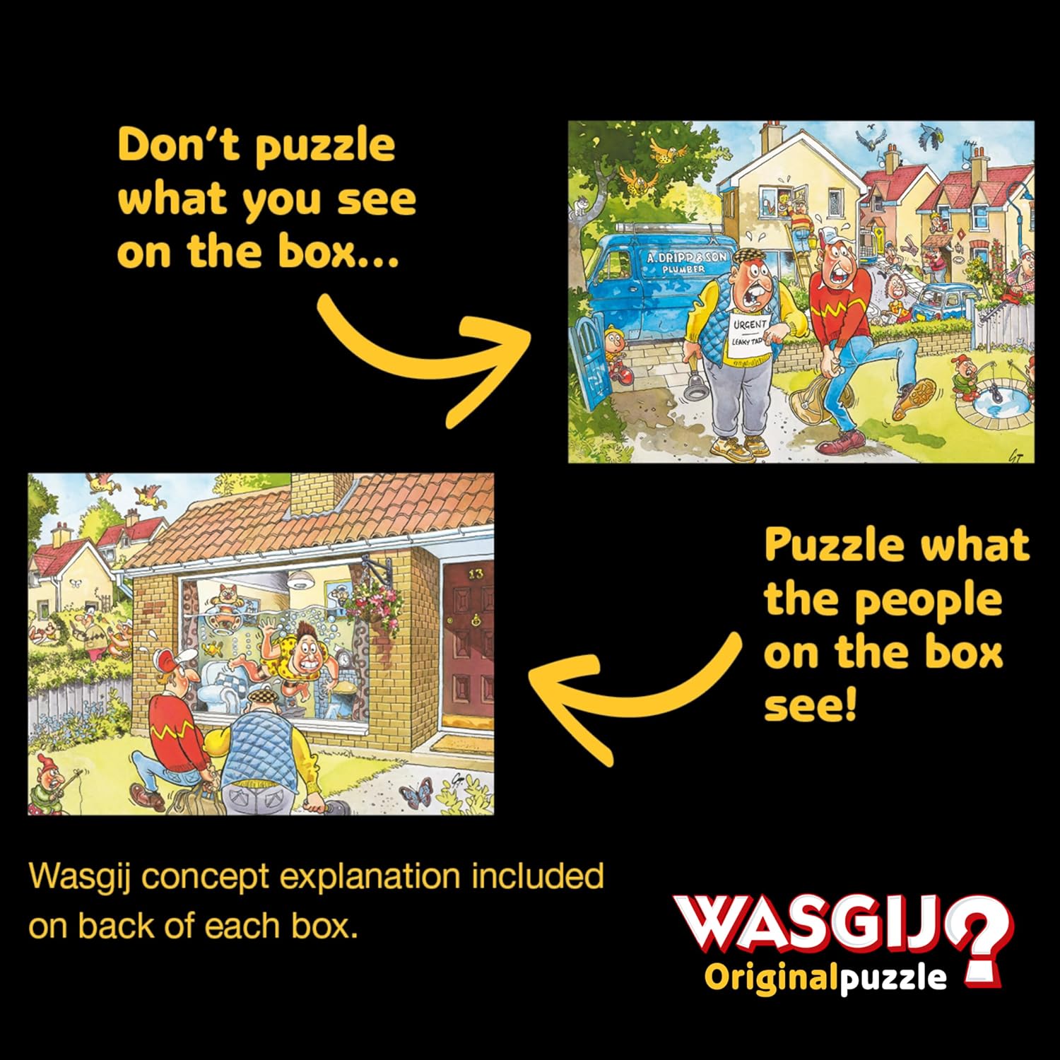 Wasgij Jigsaw Original 8 High Tide 1000 Piece Jigsaw Puzzle