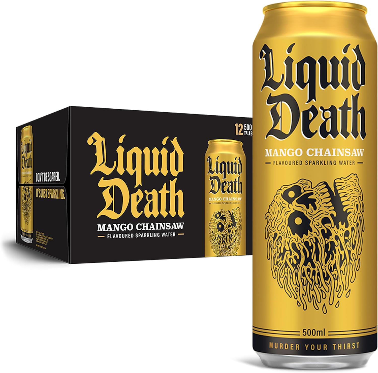 Liquid Death Premium Water 12 x 500 ml (choose from 4 flavours)