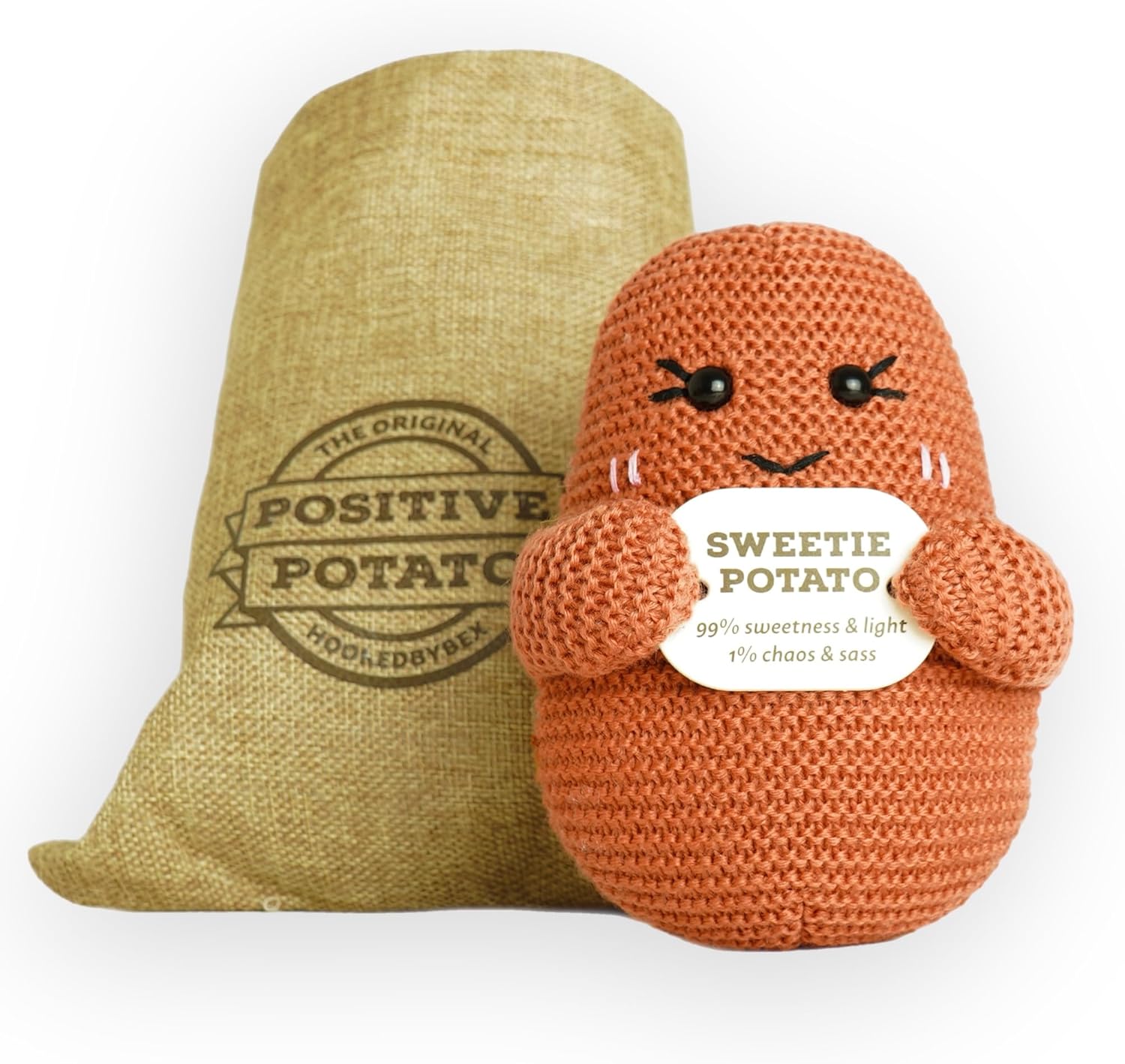 Positive Potato Official Emotional Support Gifts - Original Hooked by Bex