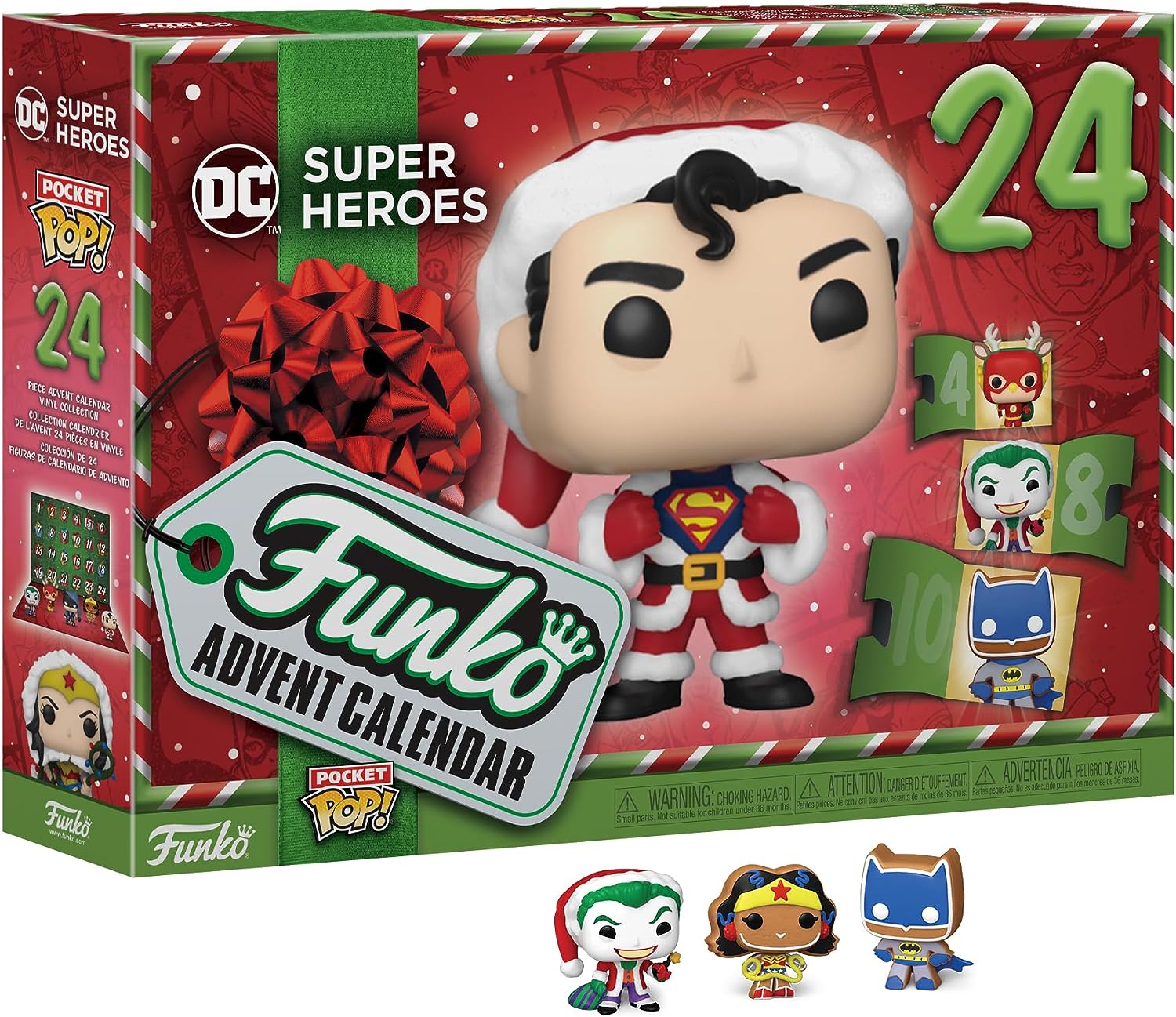 Funko Advent Calendar: DC 2023 - Superman - DC Comics - 24 Days Of Surprise