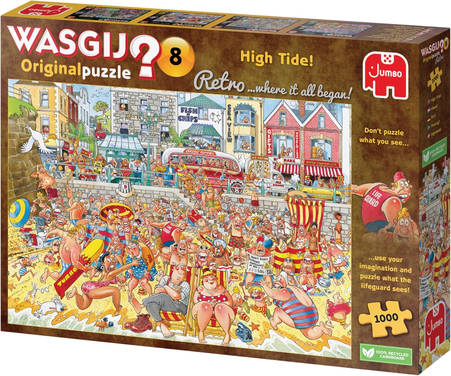 Wasgij Jigsaw Original 8 High Tide 1000 Piece Jigsaw Puzzle