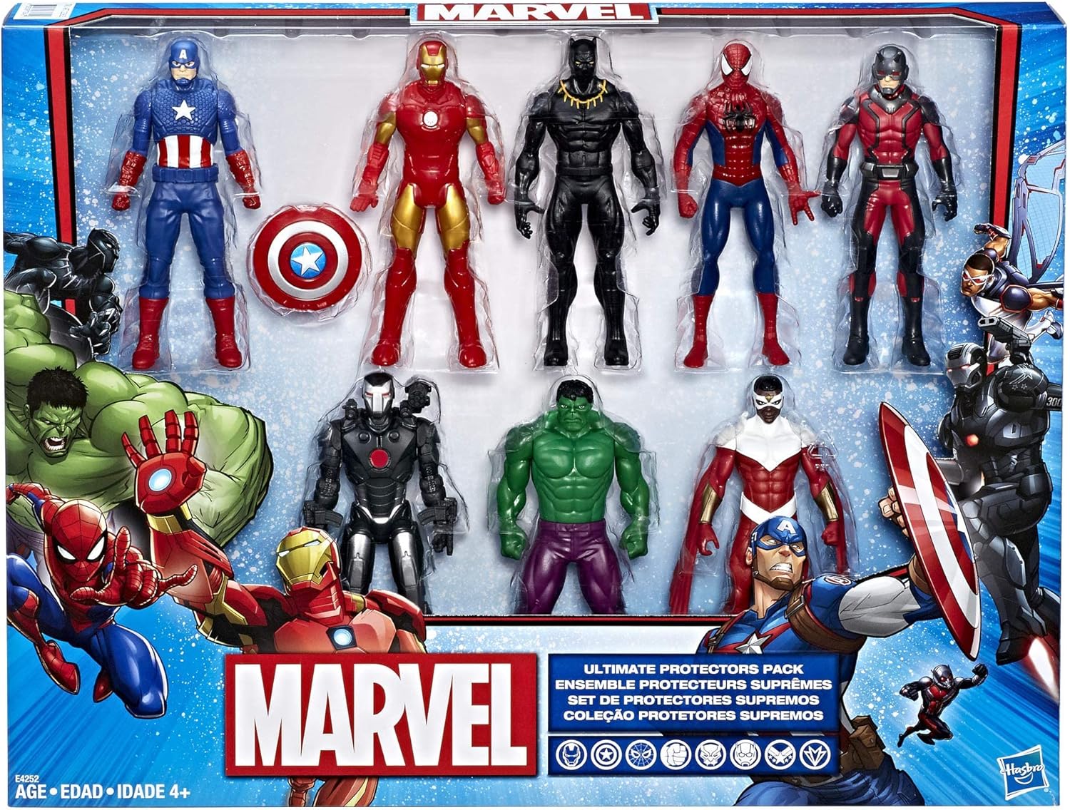  Marvel Figures 8 Pack Ultimate Protectors Action Hasbro Complete Box Set