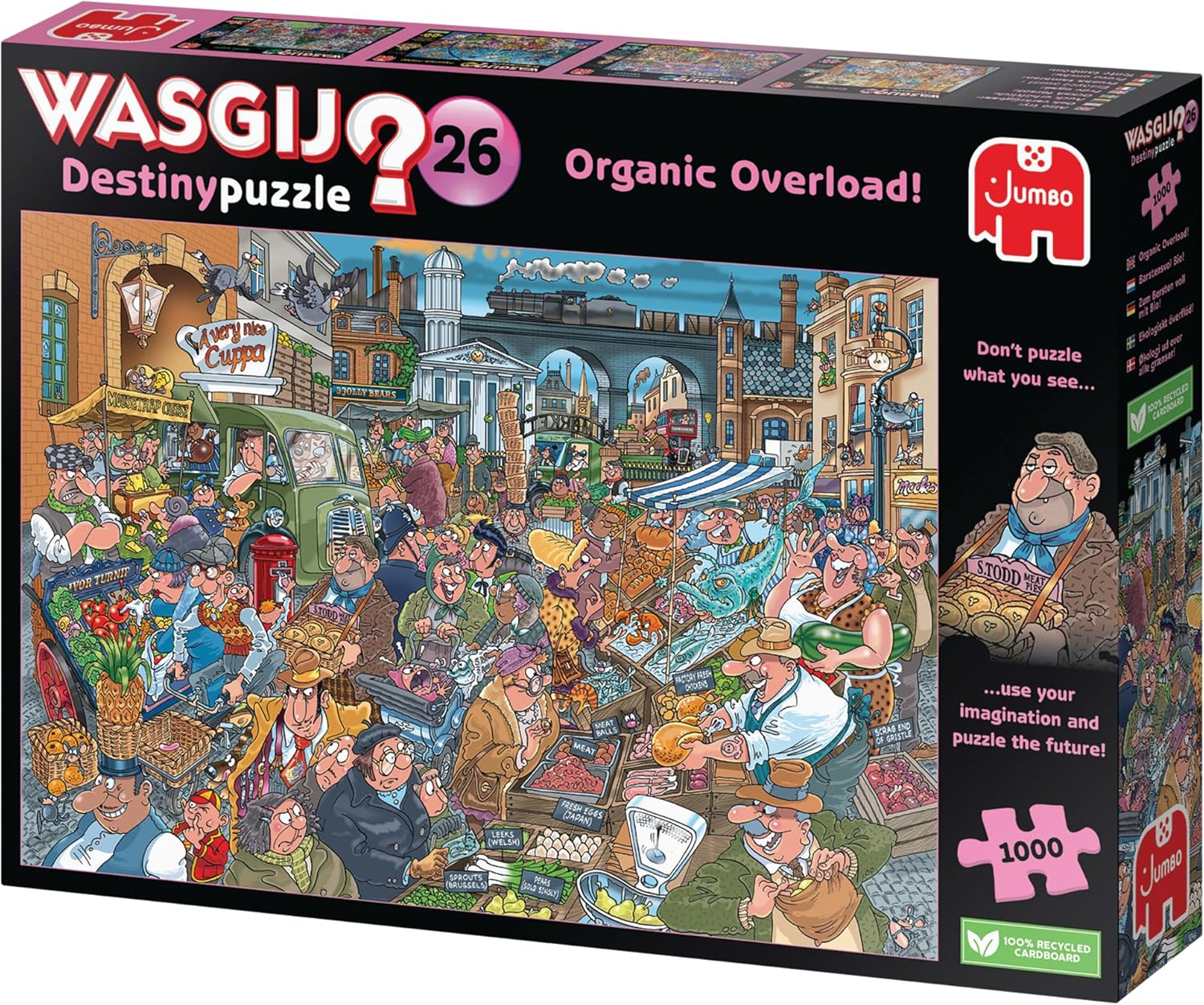 Wasgij Destiny 26, Organic Overload - 1000 Piece Jigsaw Puzzles for Adults