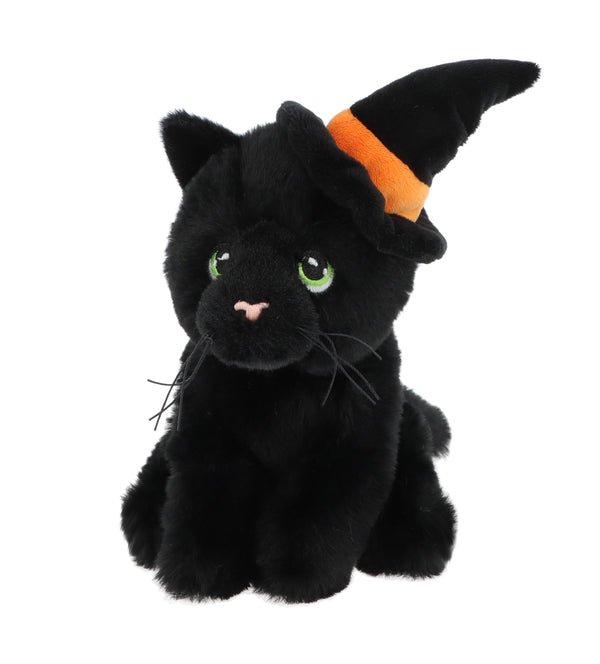 Keeleco Black Cat with Witch Hat 15cm Halloween Plush Toy EH2814 100 Well Made Gifts