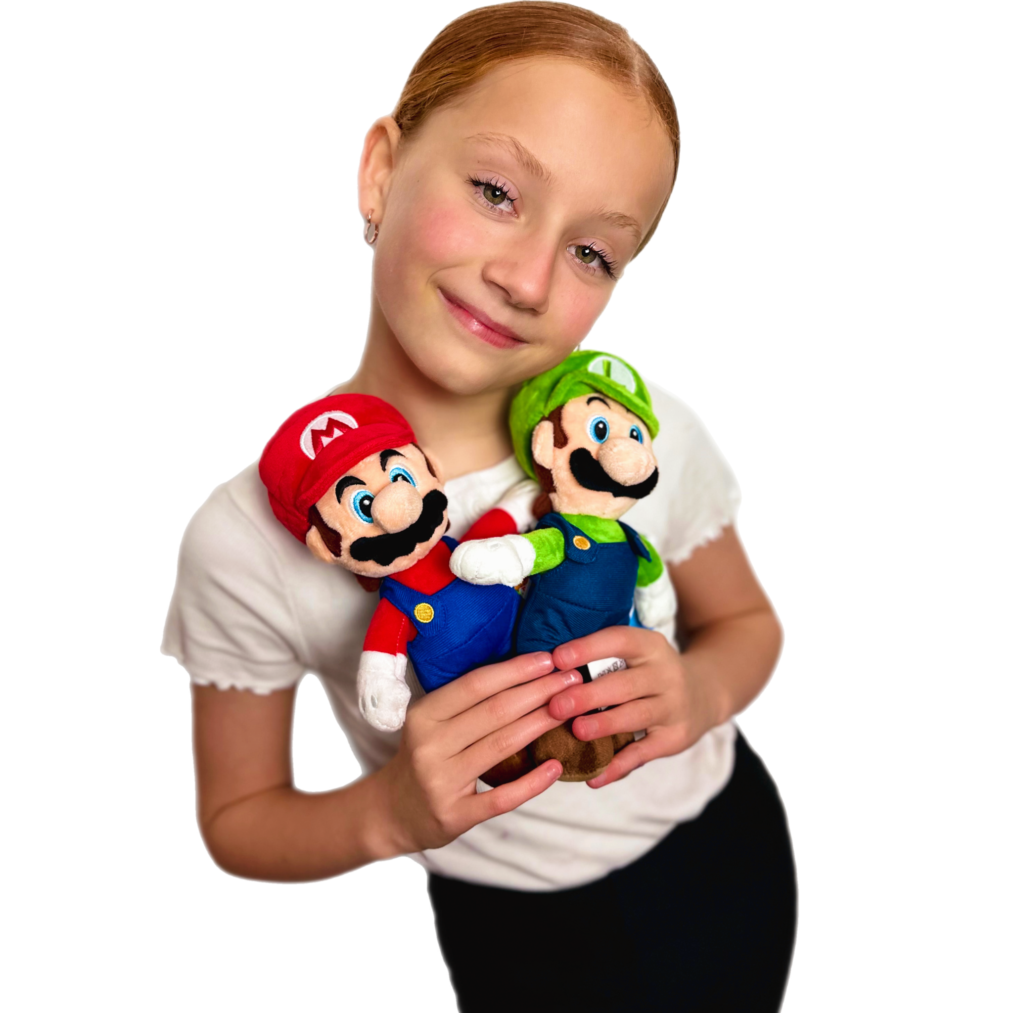 Simba Toys Official Super Mario Bros Soft Toy, Mario AND Luigi 30cm Set - 0