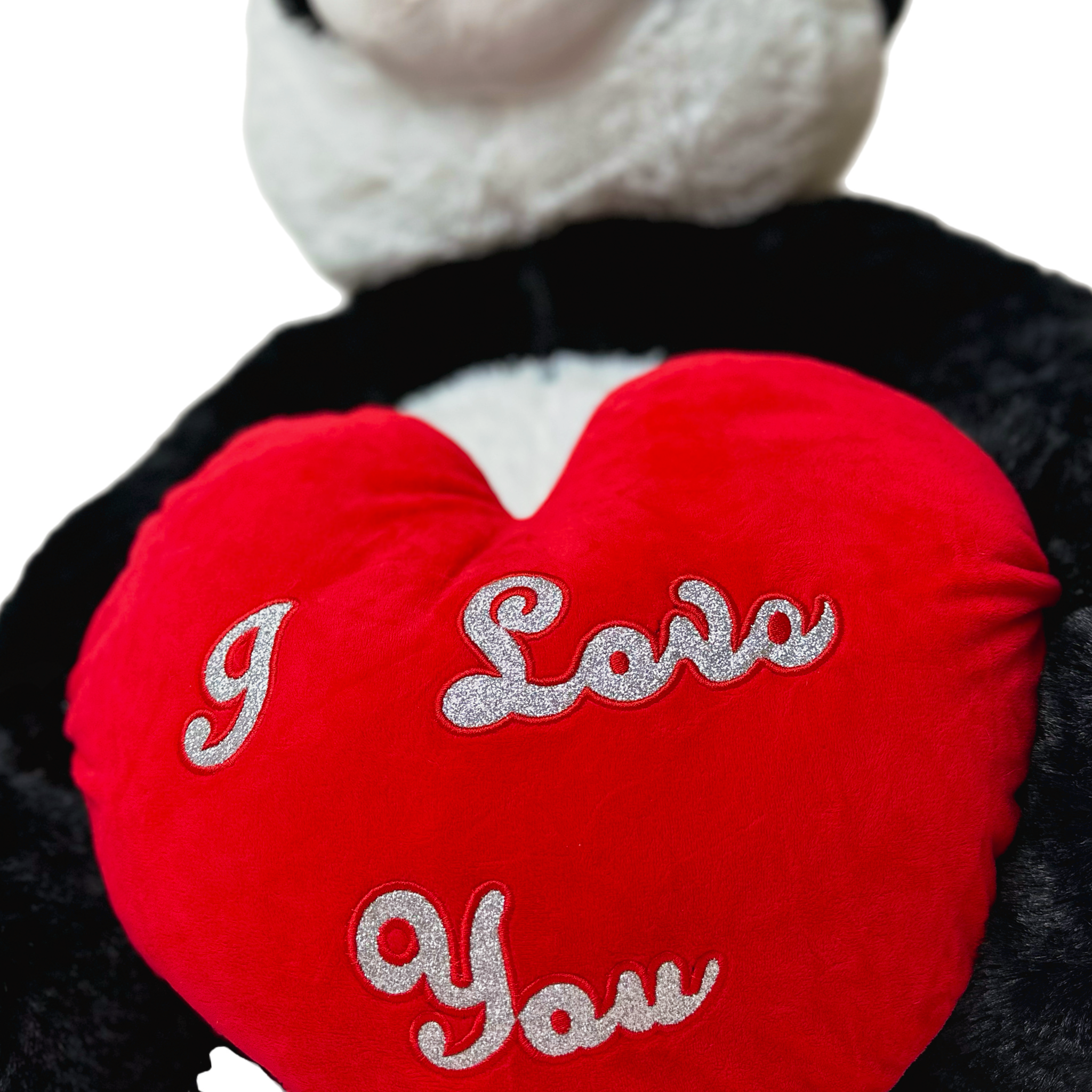 Valentines - I Love You -  Panda Bear - Large Giant Plush 80cm with Heart