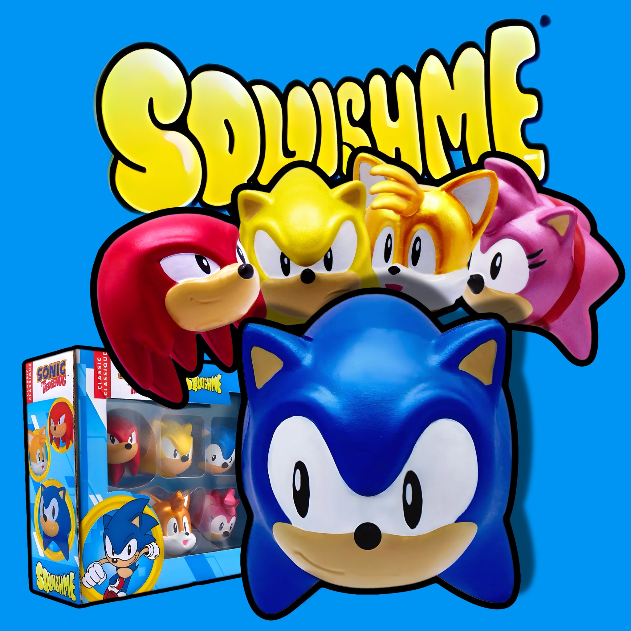 Sonic The Hedgehog SquishMe Series 1 Collectors Box - 0