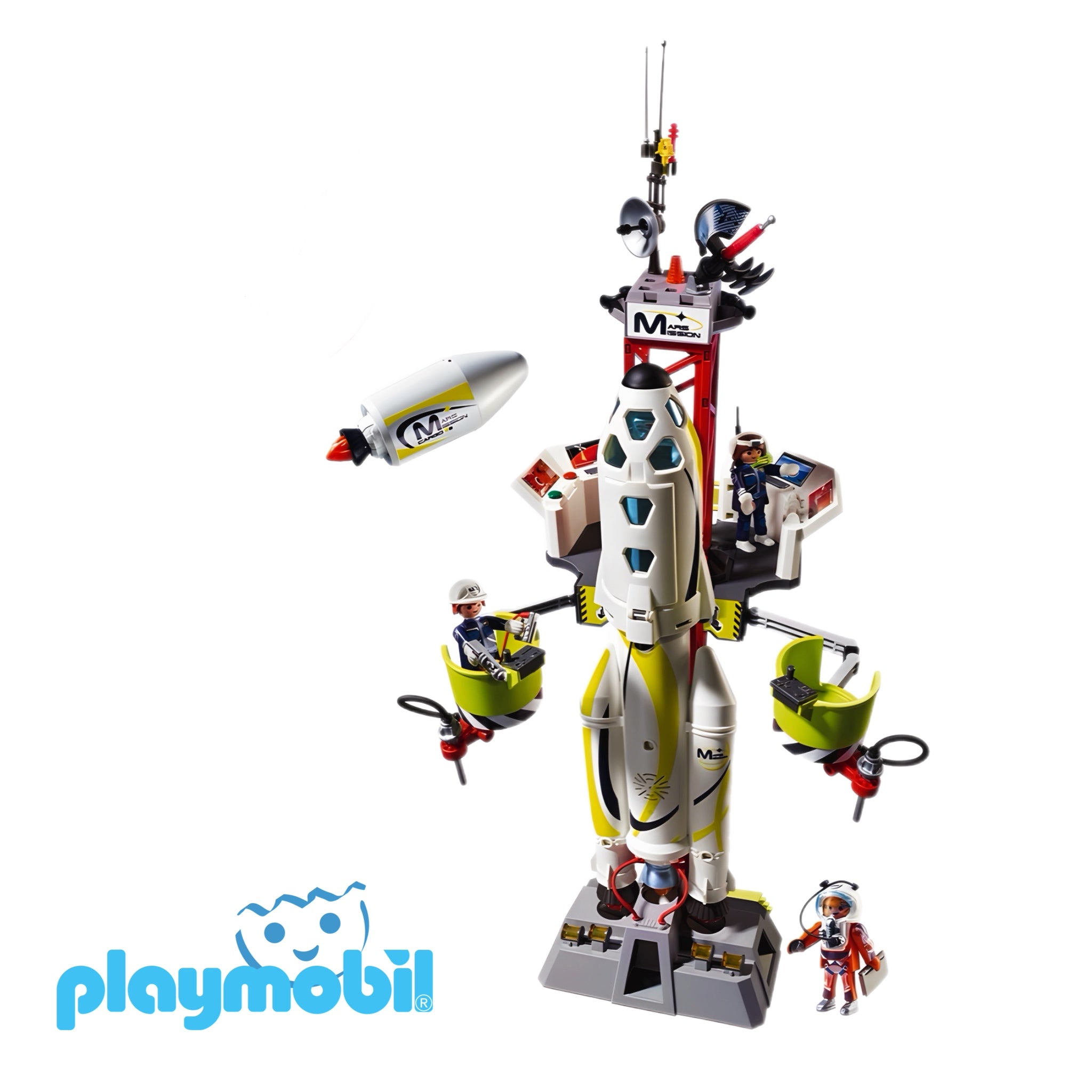 Playmobil 9488 Space Mars Mission Rocket with Launch Site with Lights and Sound