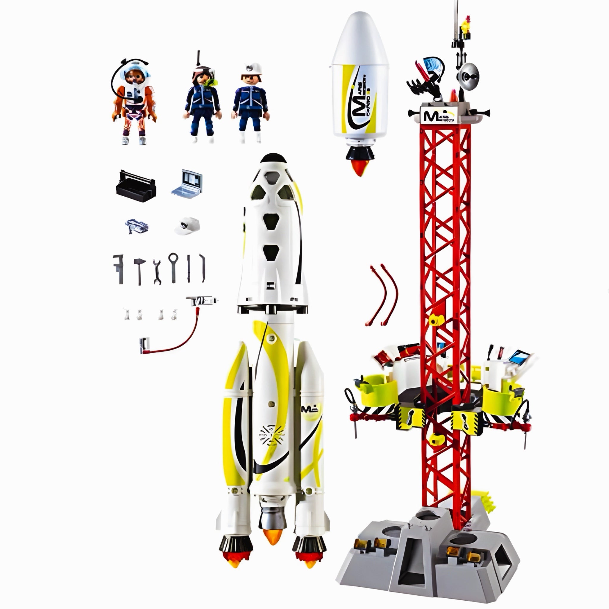 Playmobil 9488 Space Mars Mission Rocket with Launch Site with Lights and Sound