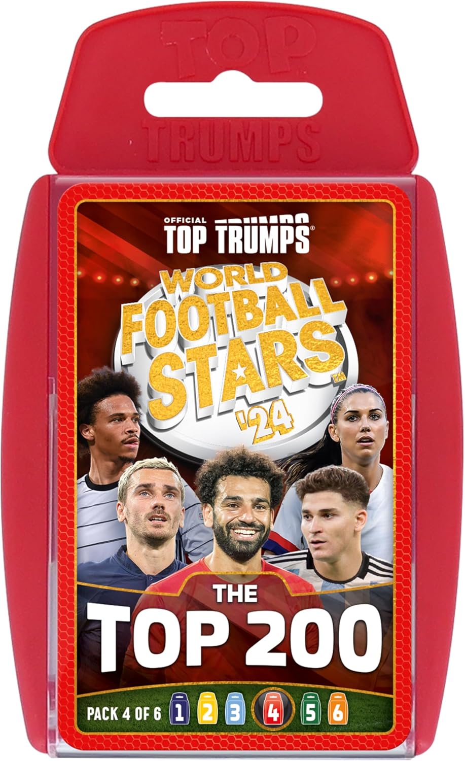 Top Trumps World Football Stars Top 200 Card Games Packs 1- 5