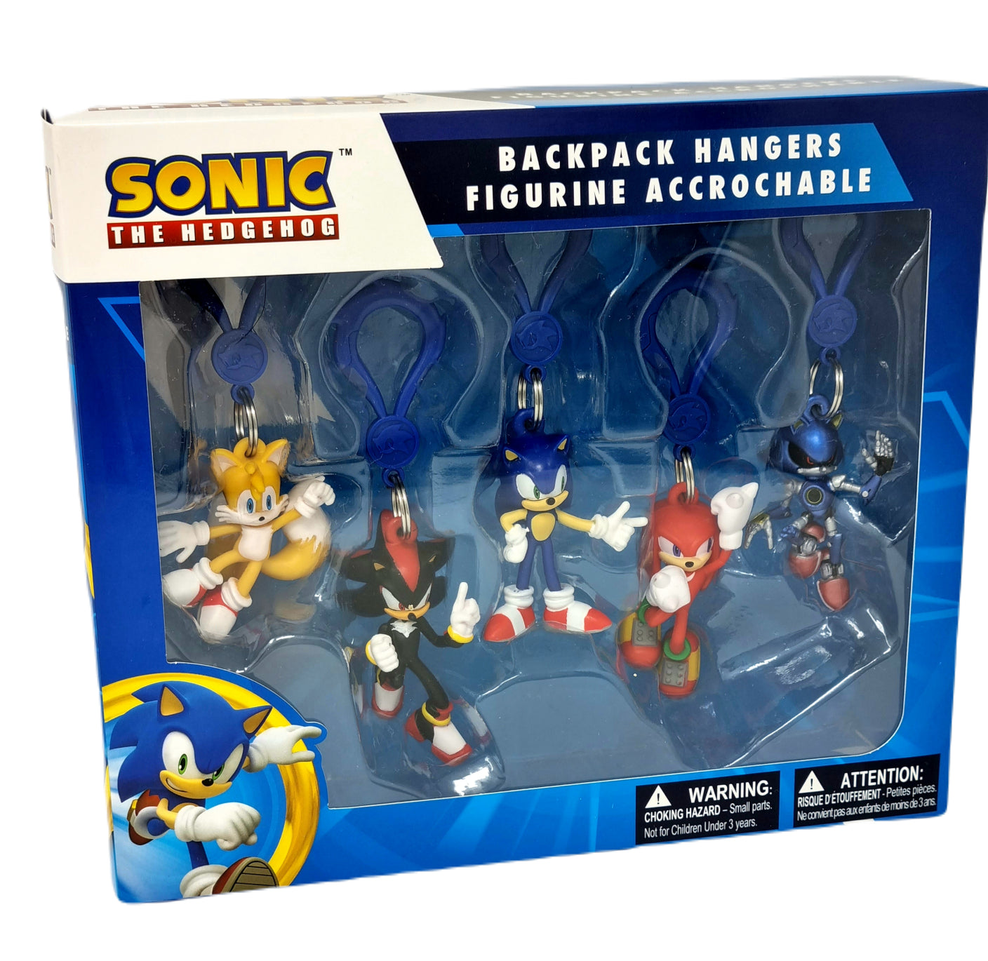 Sonic The Hedgehog Backpack Hangers S3 Collector's Box - 5 Figures