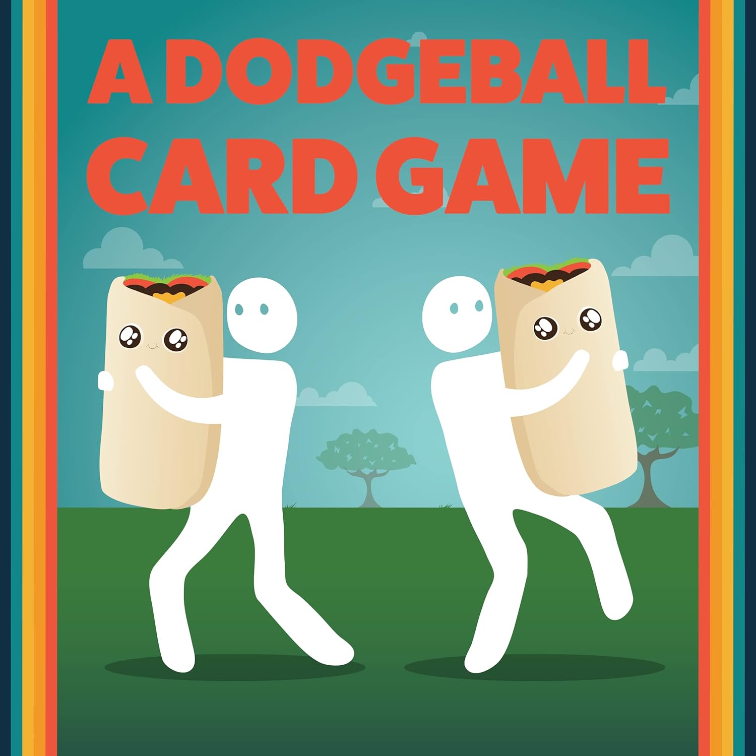 Outdoor Card Games for Adults Teens & Kids - Fun Family Games - A Dodgeball Card Game