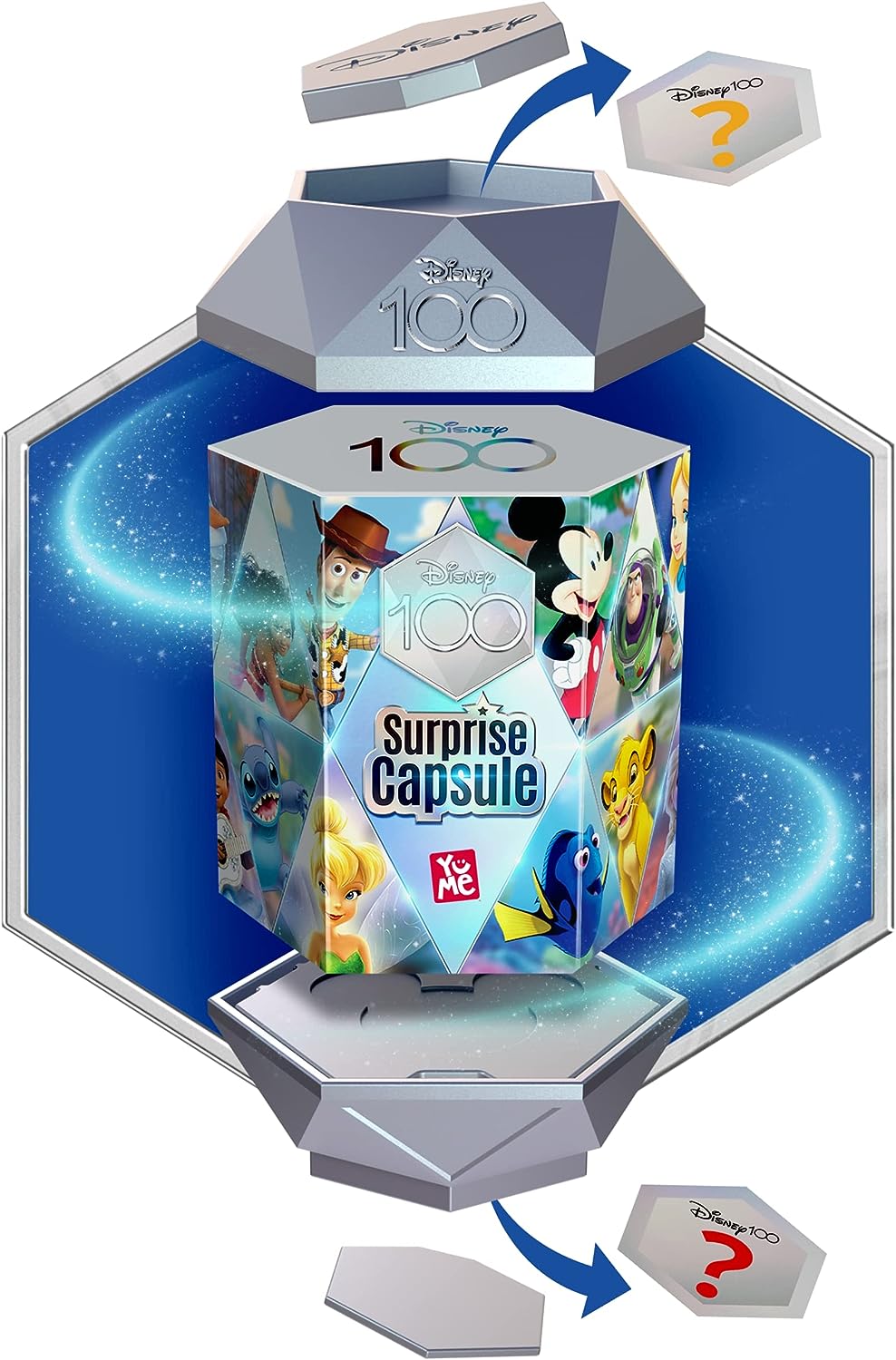 Disney 100 Surprise Capsule (One Supplied, 14 Iconic Characters To Collect)