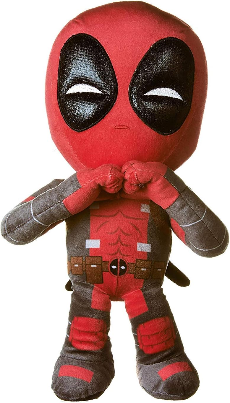 Marvel Deadpool Plush Soft Toy 46cm - Fistpump Pose - Sit or Stand