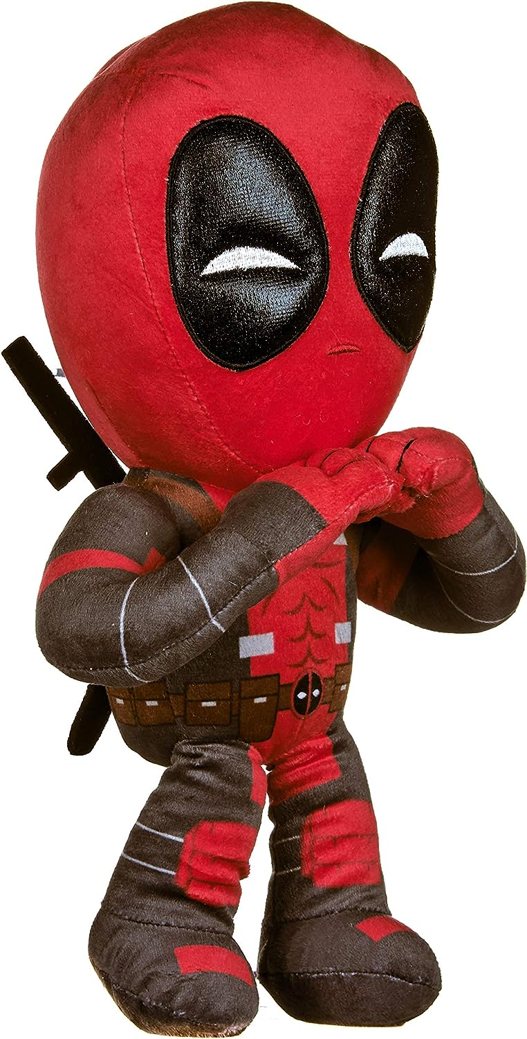 Marvel Deadpool Plush Soft Toy 46cm - Fistpump Pose - Sit or Stand