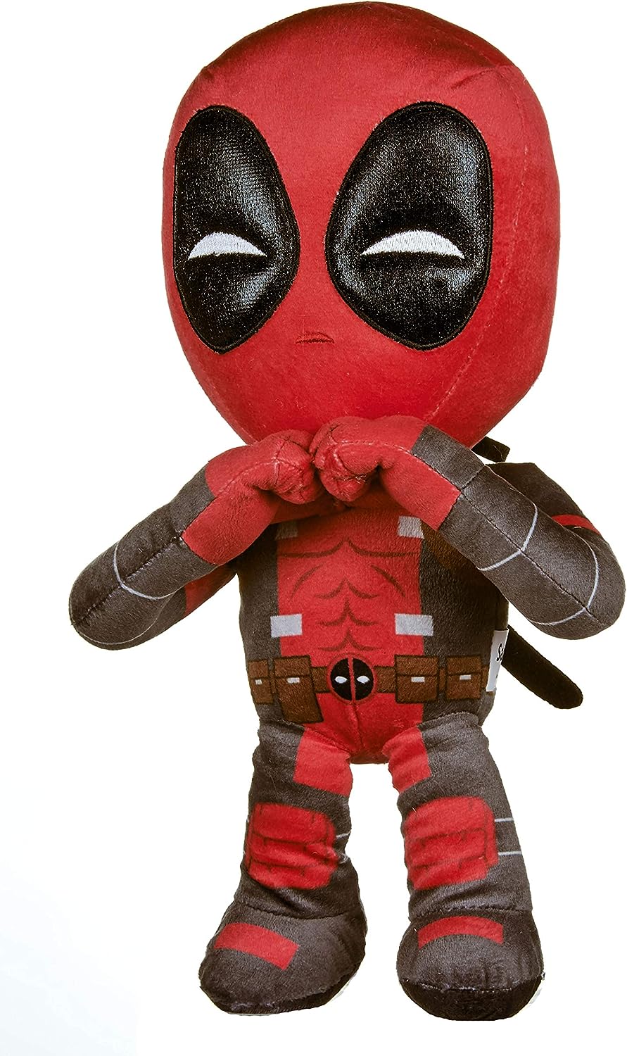 Marvel Deadpool Plush Soft Toy 46cm - Fistpump Pose - Sit or Stand